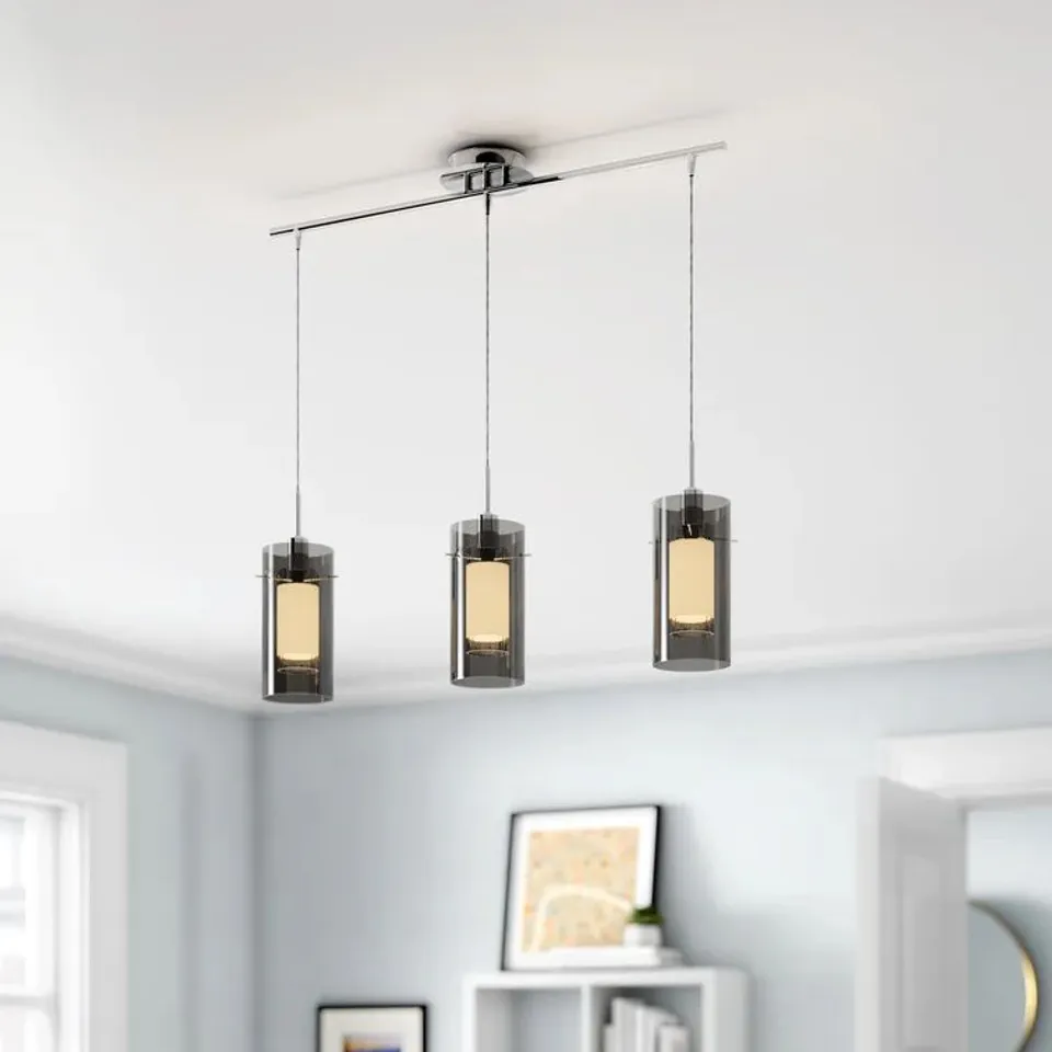 BOXED ARACELI 3-LIGHT KITCHEN ISLAND CHANDELIER 