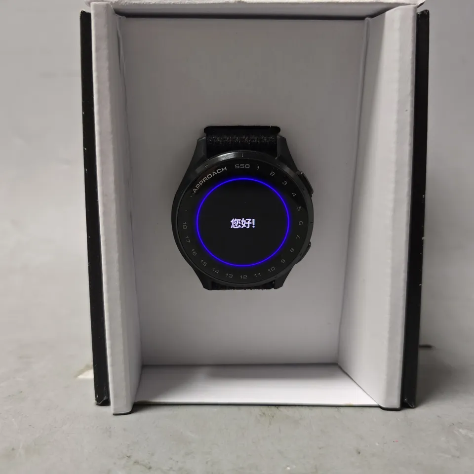 BOXED GARMIN GPS GOLF SMARTWATCH APPROACH S50