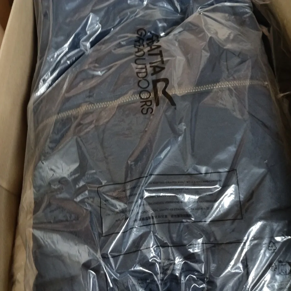 BOX OF APPROXIMATELY 10 BRAND NEW ASSORTED REGATTA CLOTHING ITEMS INCLUDING WOMENS ASPER AND ROXIENNE 