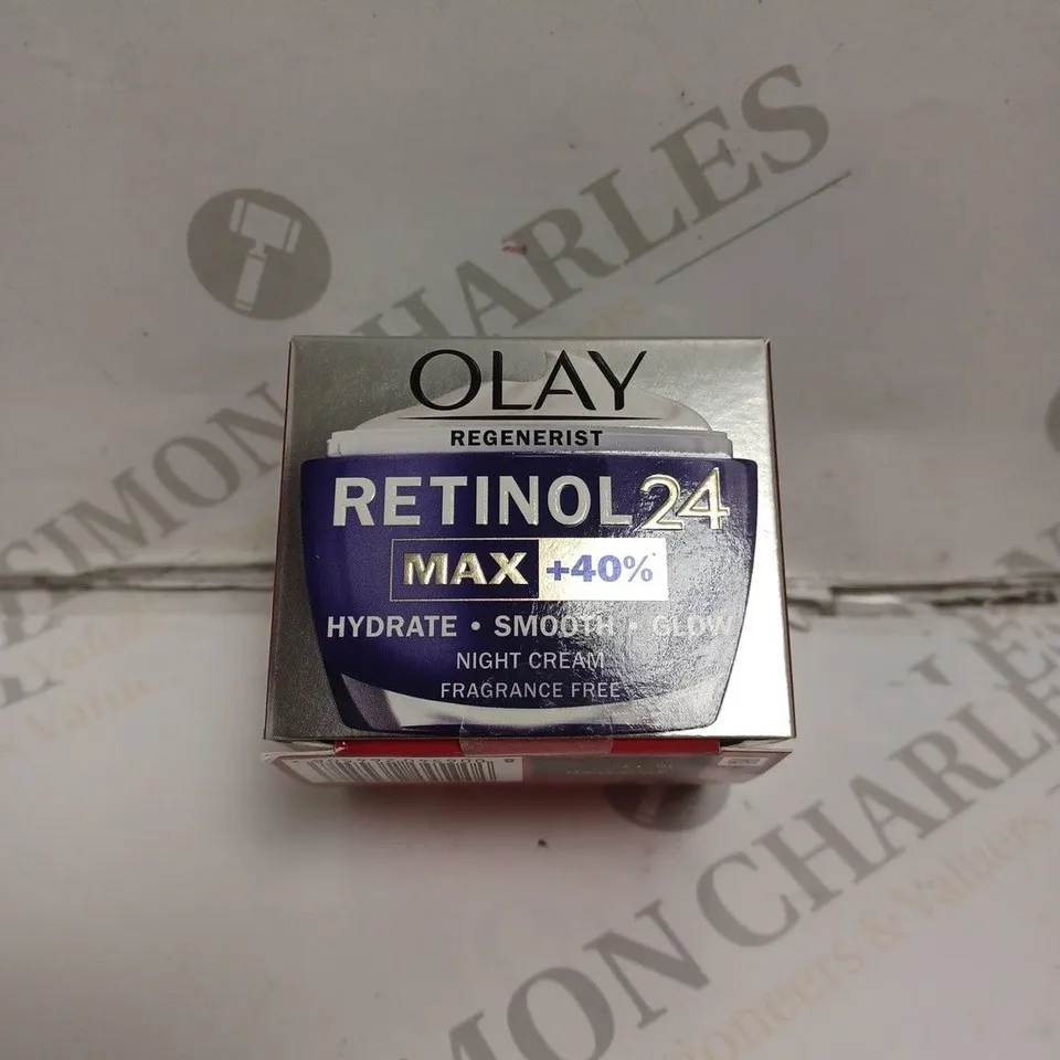 BOXED AND SEALED OLAY RETINOL 24 MAX NIGHT CREAM. 
