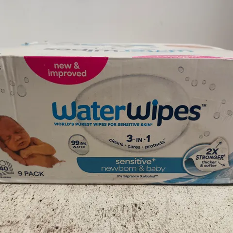 BOXED WATERWIPES SENSITIVE+ NEWBORN & BABY WIPES