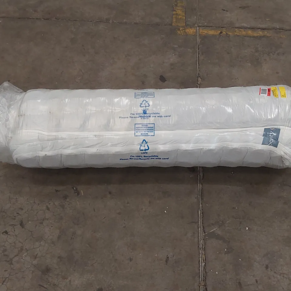 QUALITY BAGGED AND ROLLED SERENITY COMFORT COIL SPRING AND ECO-FOAM HYBRID 135CM DOUBLE MATTRESS 