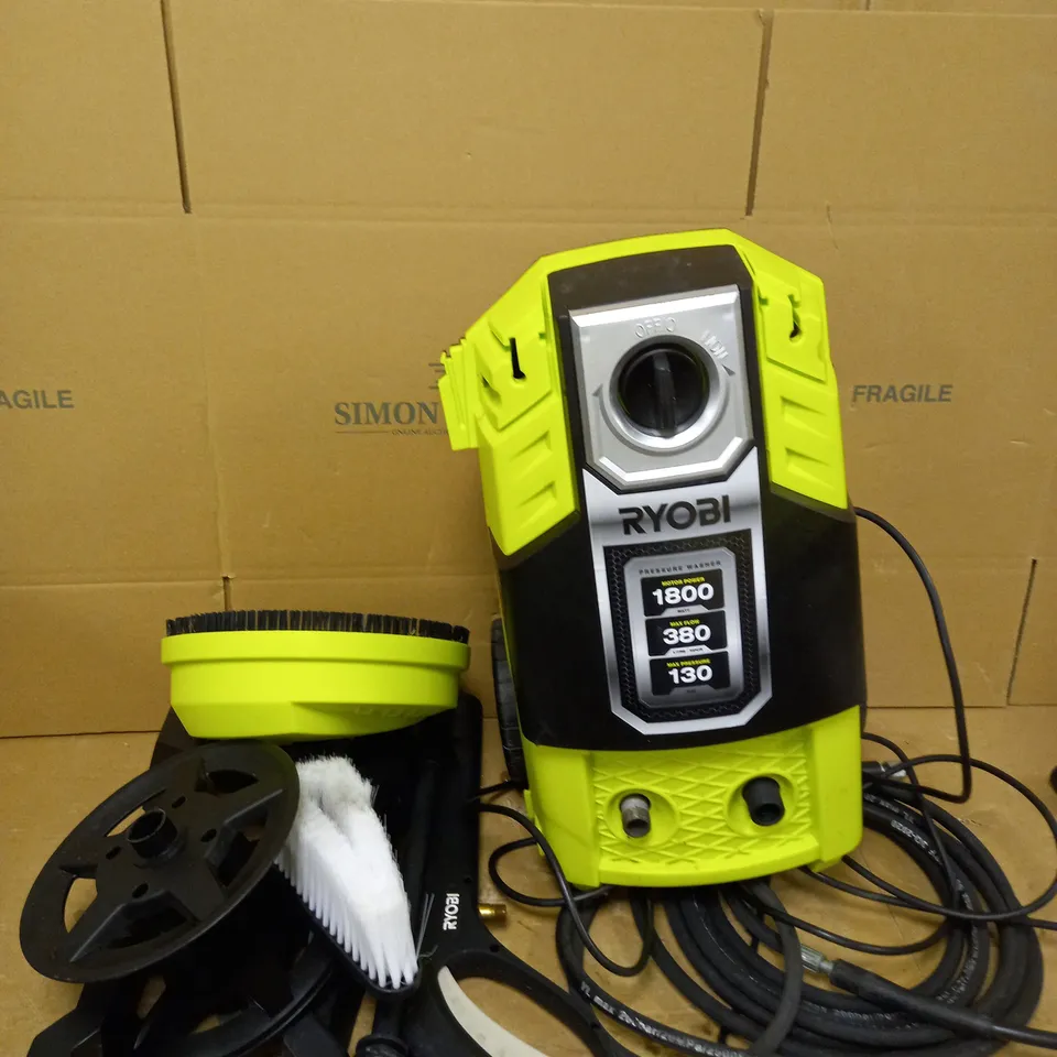 RYOBI PRESSURE WASHER 