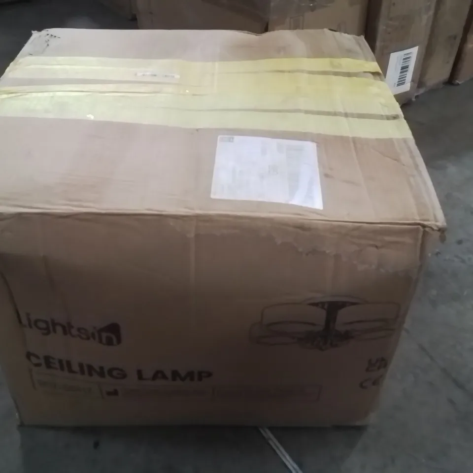 BOXED LIGHTS IN CEILING LAMP