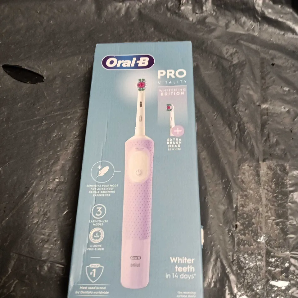 ORAL-B PRO VITALITY WHITENING EDITION ELECTRIC TOOTHBRUSH – PINK