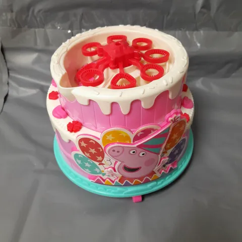 PEPPA PIG BUBBLE BIRTHDAY CAKE 