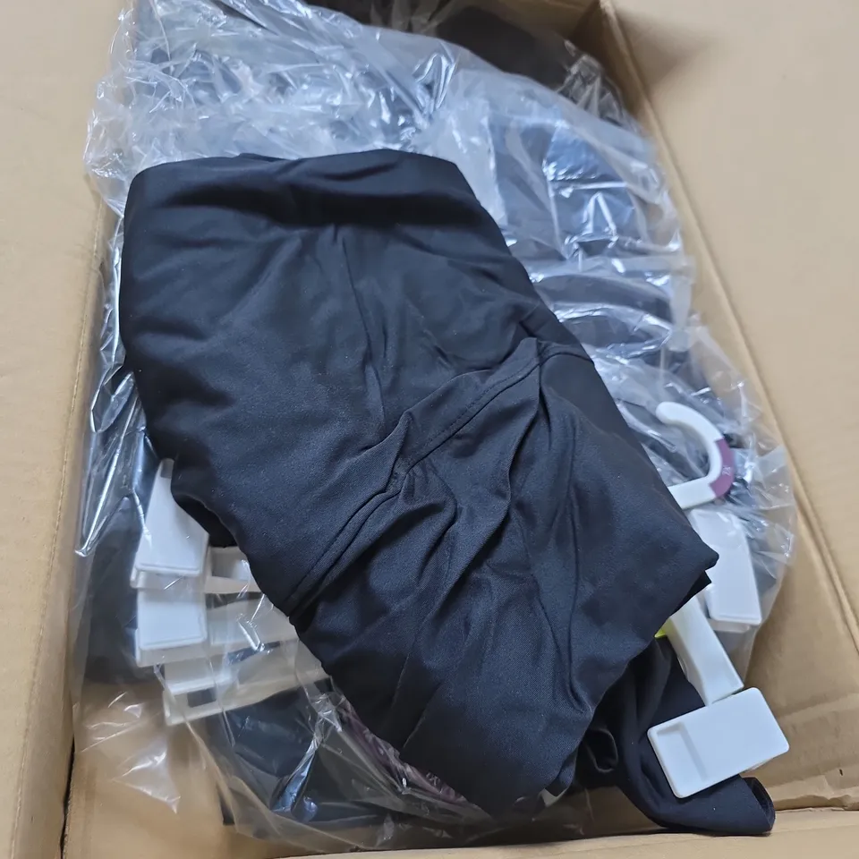 BOX OF APPROXIMATELY 12 X ALL IN MOTION MID RISE JOGGER - BLACK - SIZE XL