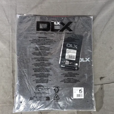 BAGGED DLX CHARLIE MALE TOP IN DARK GREY SIZE LARGE
