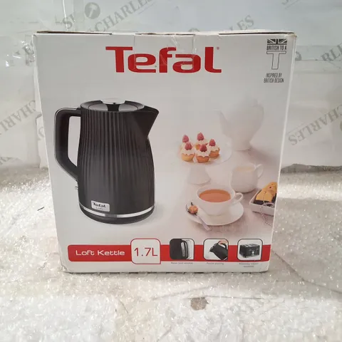 TEFAL LOFT KETTLE 1.7L – BLACK (MODEL KE02)