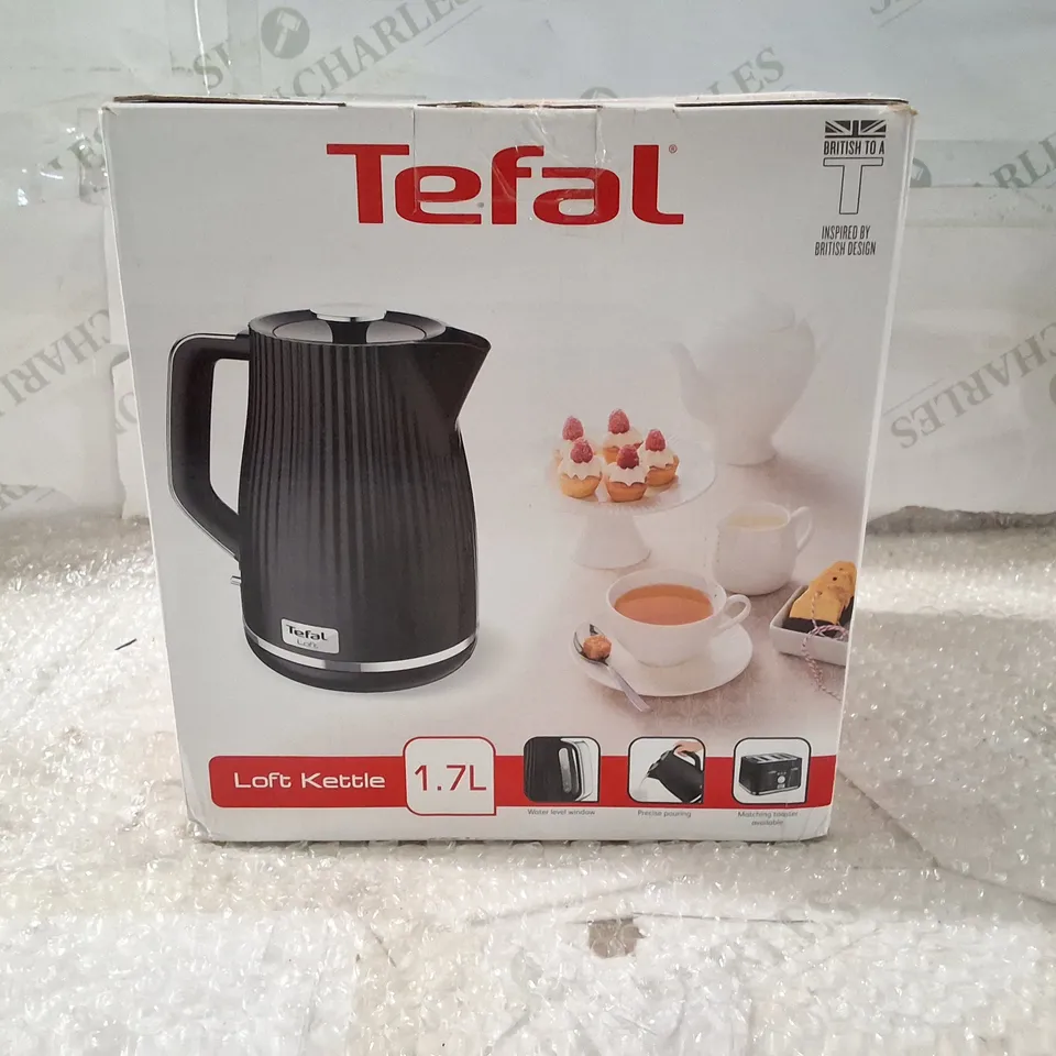 TEFAL LOFT KETTLE 1.7L – BLACK (MODEL KE02)
