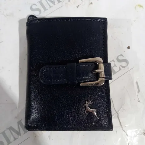 ASHWOOD GENUINE LEATHER WALLET NAVY