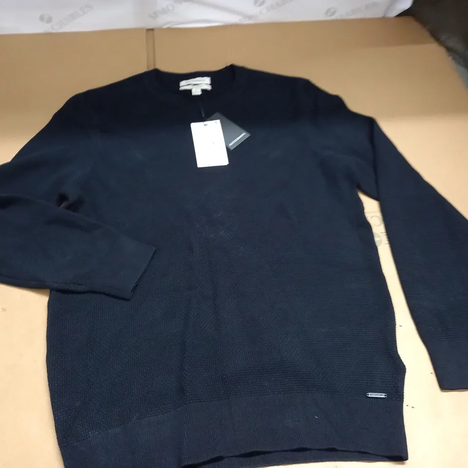 AUTOGRAPH PURE COTTON BLACK JUMPER - M