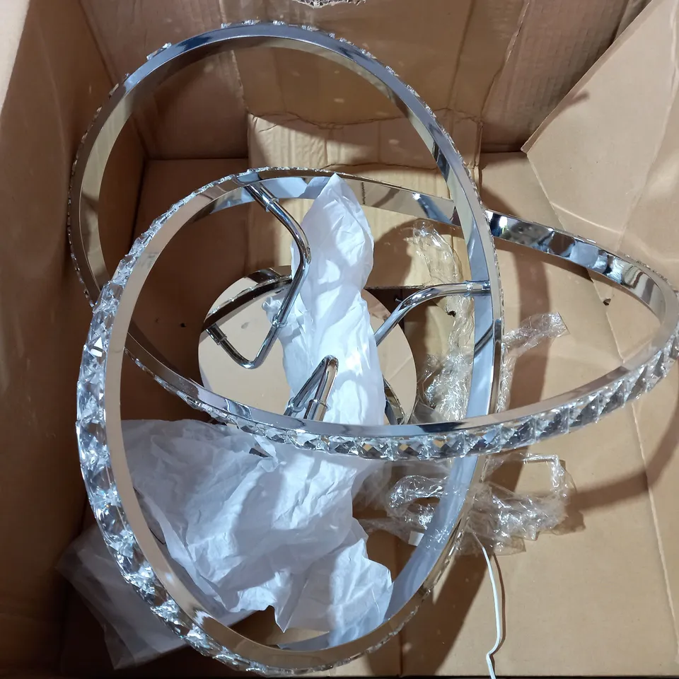 BOXED ZEPHYR INTEGRATED LED SEMI FLUSH