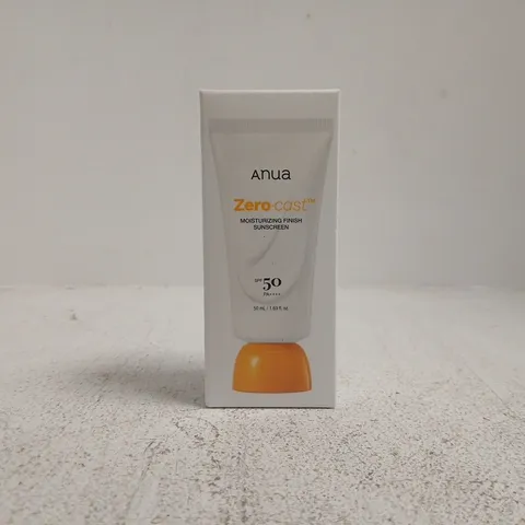 ANUA ZERO-CAST MOISTURIZING SUNSCREEN SPF50 (50ML) – BOXED