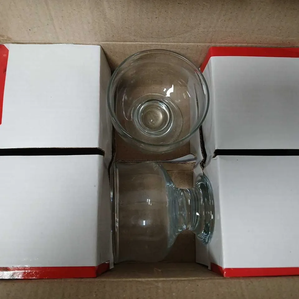 NOVA GLASSWARE TULIP SUNDAE SET – 6 PIECES (BOXED)