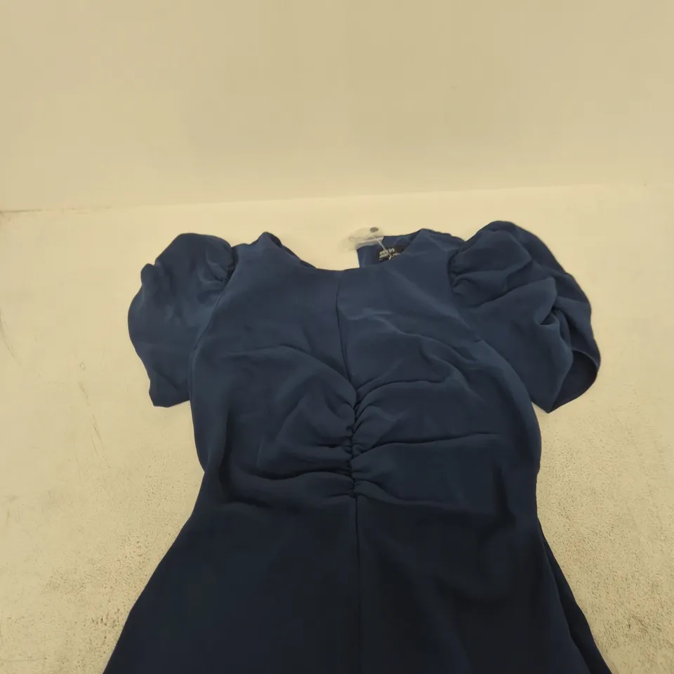 NOBODY'S CHILD NAOMI MIDI DRESS – NAVY BLUE, UK 10 (EU 38, USA 6)