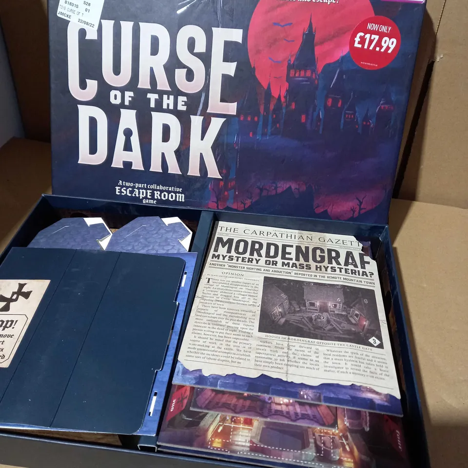 CURSE OF THE DARK ESCAPE ROOM GAME 