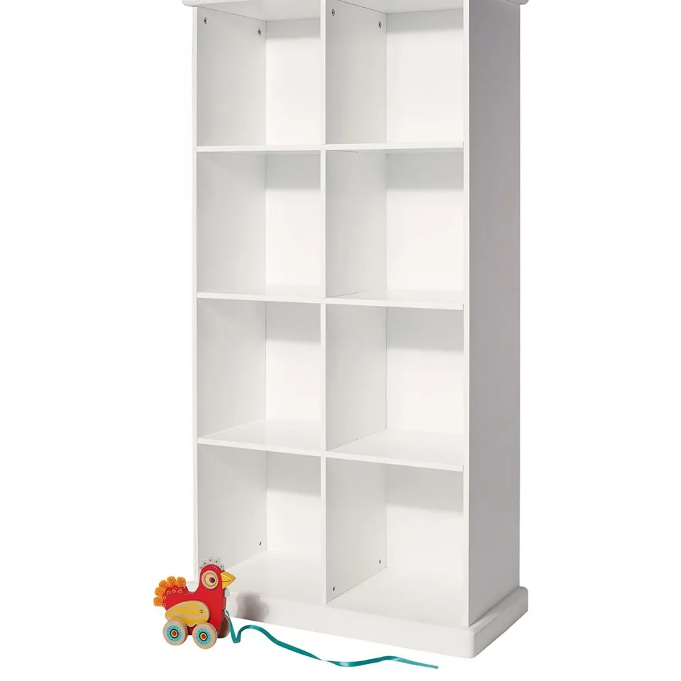 BOXED GRADE 1 ABBEVILLE STORAGE - EIGHT CUBE UNIT WHITE (2 BOXES)
