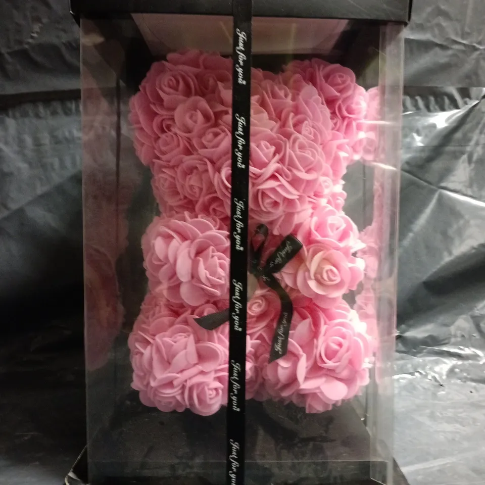 JUST FOR YOU PINK ROSE TEDDY