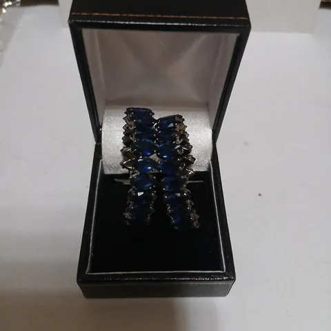 BUTLER & WILSON RADIANT HOOP EARRINGS 