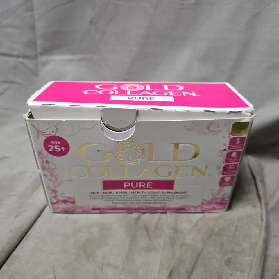 BOXED GOLD COLLAGEN PURE SUPPLEMENT (10X50ML)