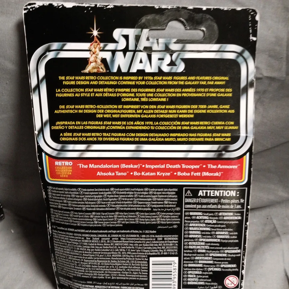 LOT OF 3 STAR WARS THE MANDALORIAN RETRO COLLECTION ACTION FIGURES 