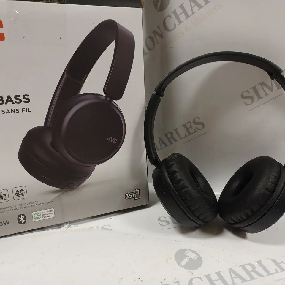 BOXED JVC DEEPBASS WIRELESS BLUETOOTH HEADPHONES HA-S36W