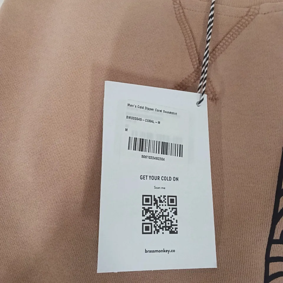 BOX OF BRASS MONKEY SWEATS - CORAL M APPROXIMATELY 4