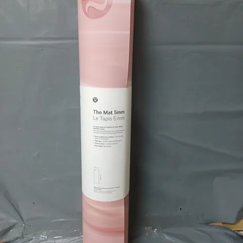 LULULEMON THE MAT YOGA MAT - PINK - 5MM