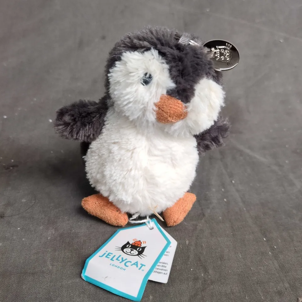 JELLYCAT PEANUT PENGUIN BAG CHARM 