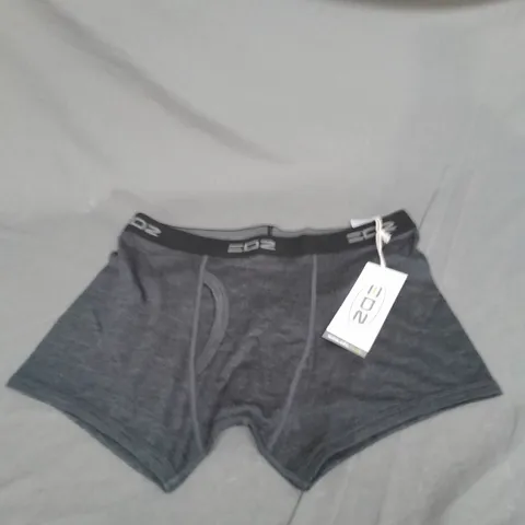 EDZ MERINO WOOL BOXERS IN GRAPHITE SIZE L