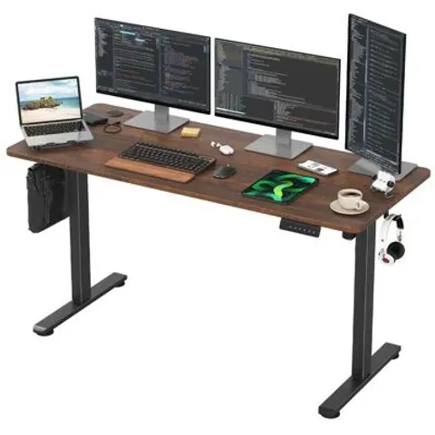 BOXED 140CM ELECTRIC HEIGHT ADJUSTABLE HOME OFFICE STANDING DESK