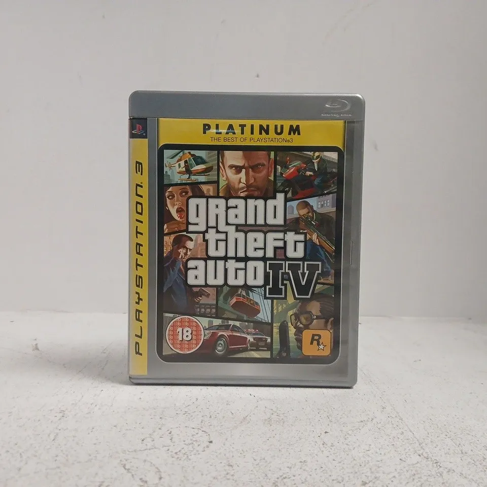 GRAND THEFT AUTO IV PLAYSTATION 3 VIDEO GAME