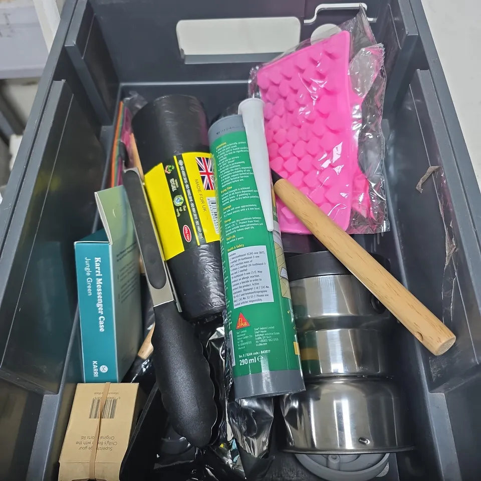 APPROXIMATELY 15 ASSORTED HOUSEHOLD PRODUCTS TO INCLUDE HEAVY DUTY REFUSE SACKS, INSTANT NAILS AND CHILLY'S SERIES 2 SWITCH 2IN 1 STRAW LID ACCESSORY