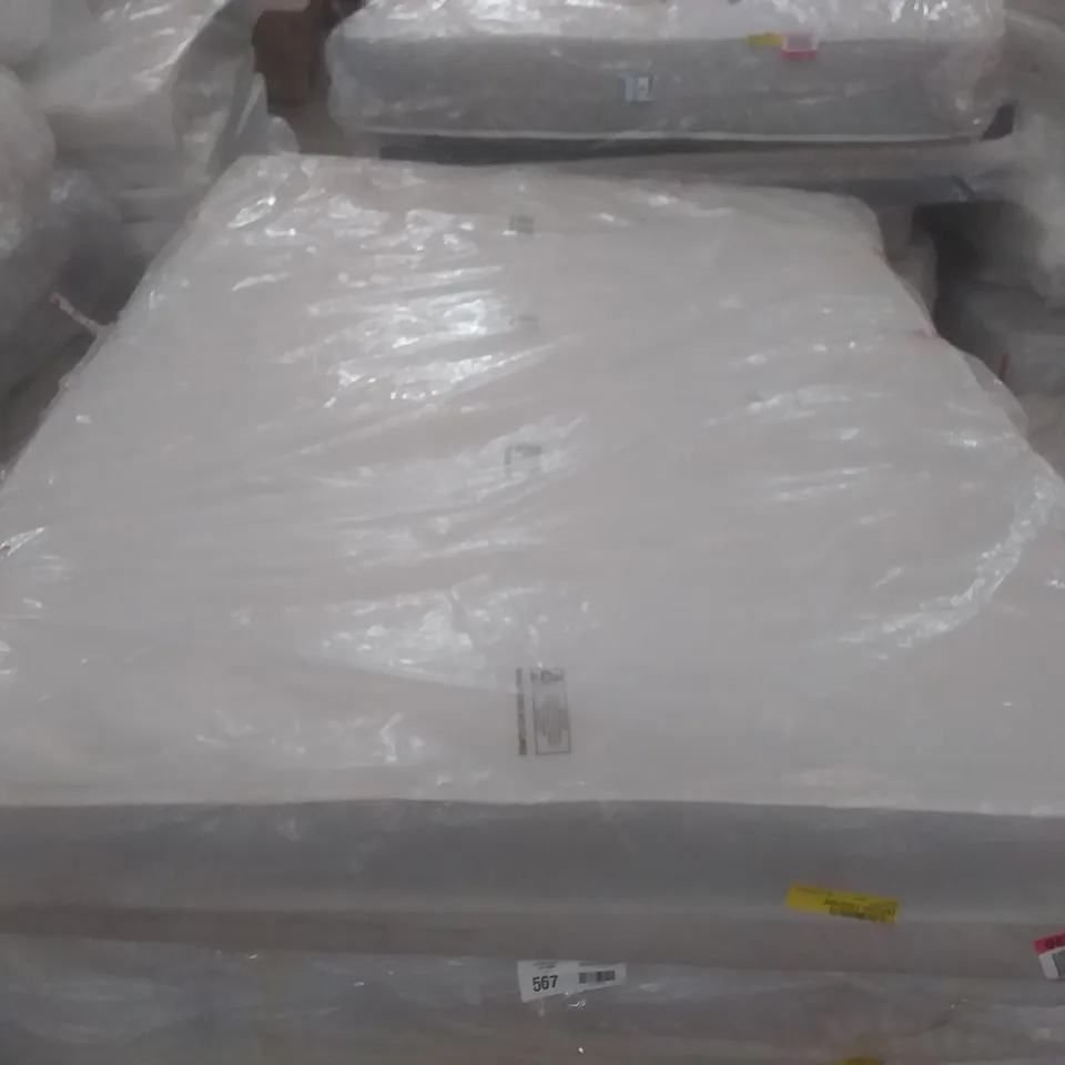 QUALITY BAGGED 4'6" DOUBLE OPEN COIL MATTRESS
