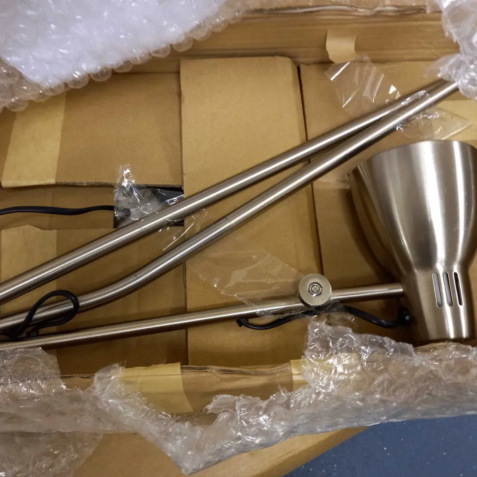 DESIGNER CHROME EFFECT FLOOR LAMP