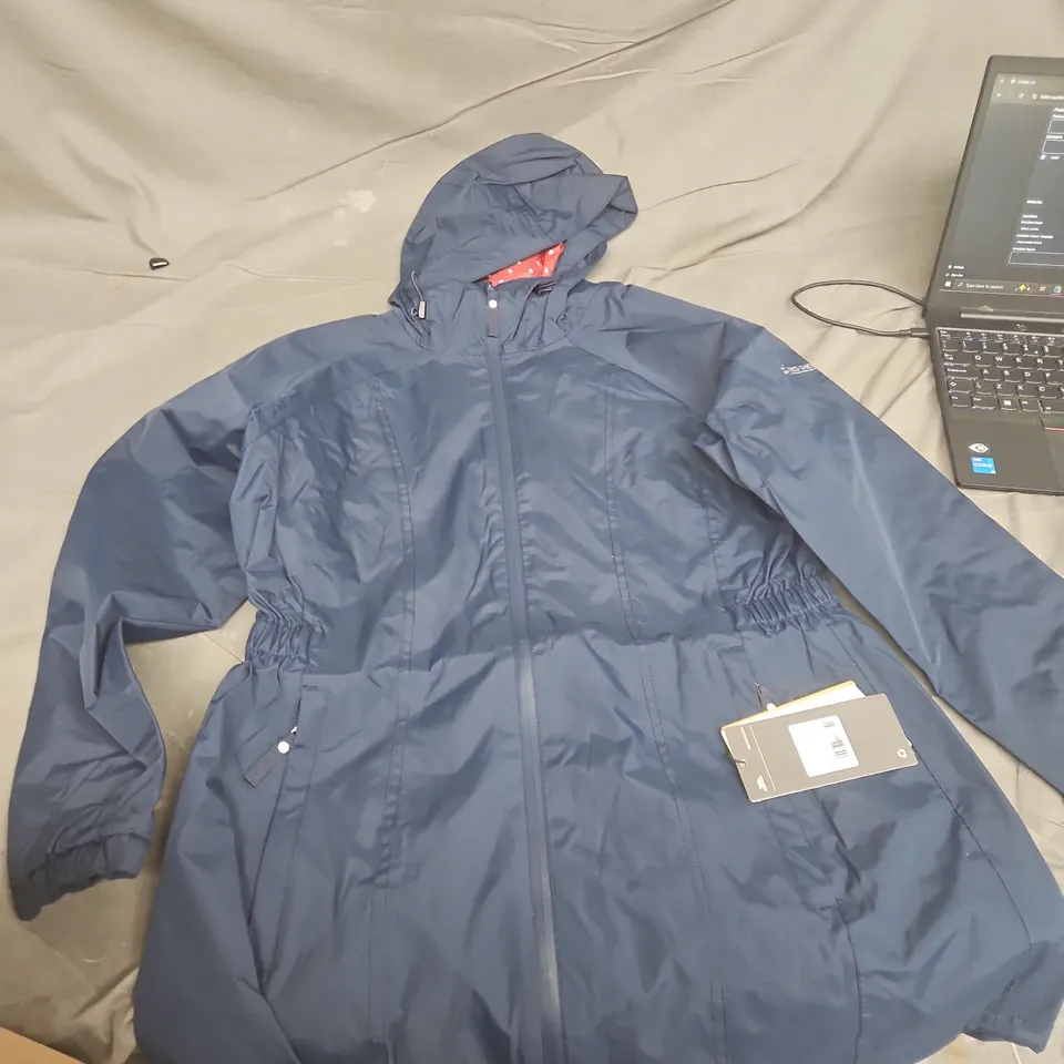 TRESPASS DAYTRIP FEMALE JACKET - NAVY, UK SIZE L