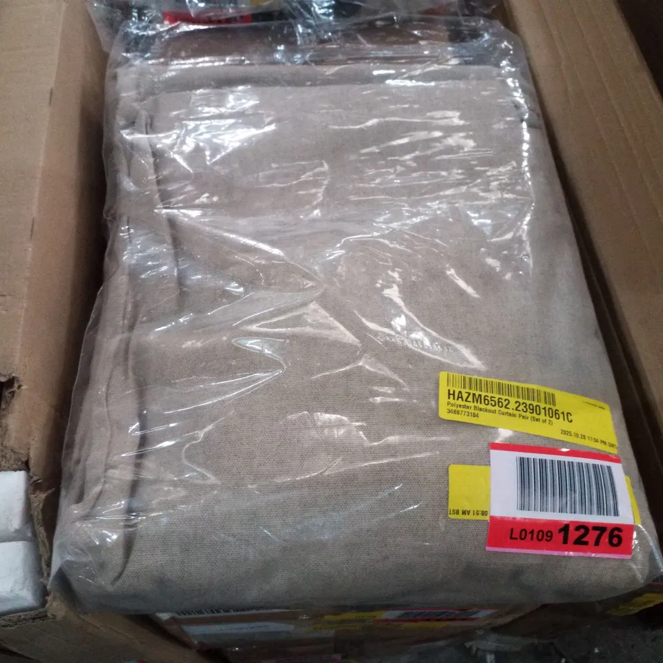 POLYESTER BLACKOUT CURTAIN PAIR (SET OF 2)