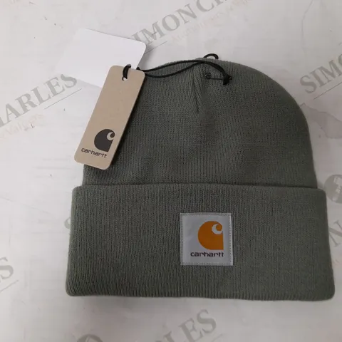 CARHARTT SHORT WATCH HAT IN SMOKE GREEN - ONE SIZE
