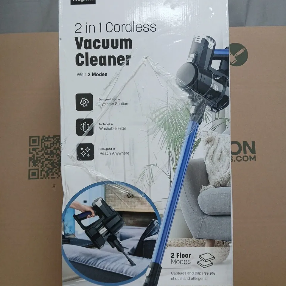 BOXED KEPLIN 2-IN-1 CORDLESS VACUUM CLEANER