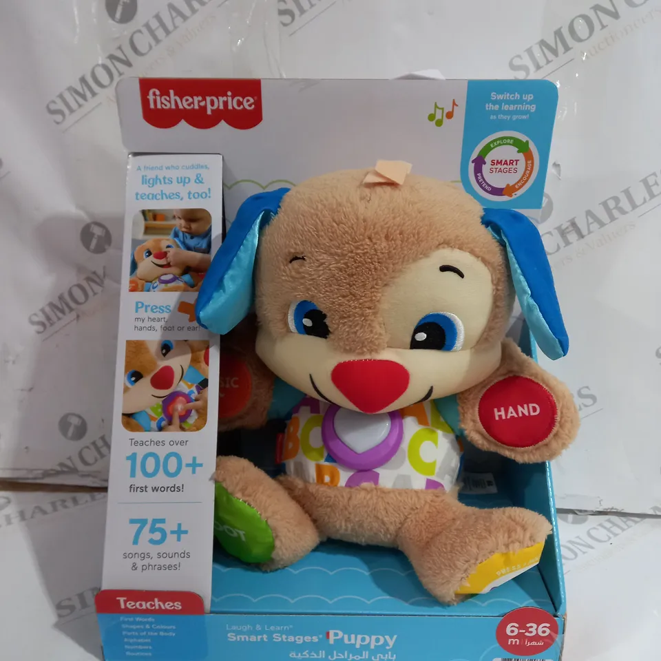 BOXED FISHER PRICE SMART STAGES PUPPY 
