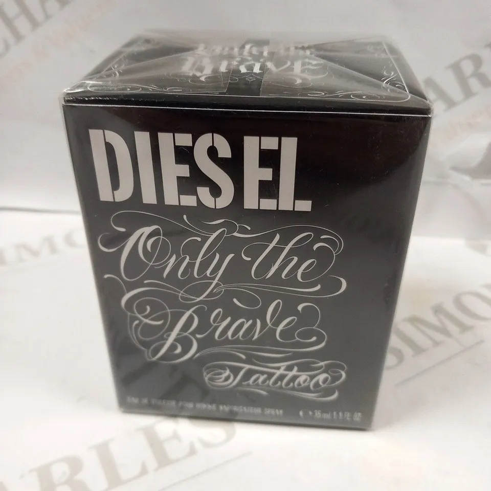 BOXED AND SEALED DIESEL ONLY THE BRAVE TATOO EAU DE TOILETTE 35ML