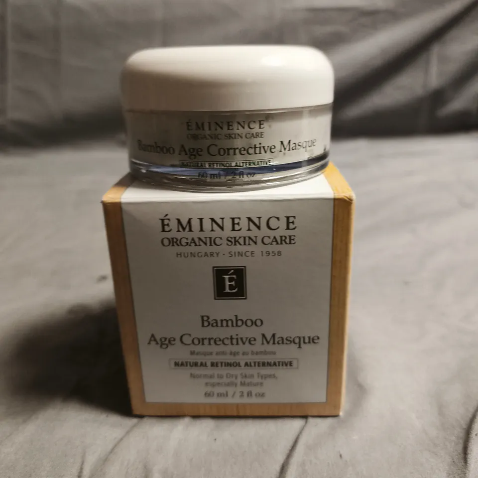 EMINENCE BAMBOO AGE CORRECTIVE MASQUE – ORGANIC SKIN CARE, 60 ML (2 FL OZ)