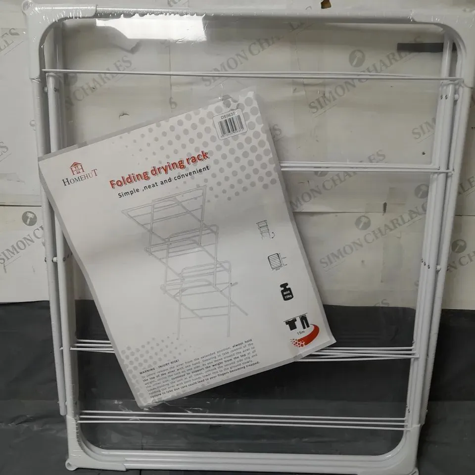 SEALED HOMEHUT FOLDING DRYING RACK - COLLECTION ONLY
