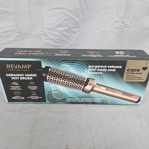 REVAMP PROFESSIONAL CERAMIC 40MM HOT BRUSH – BOXED