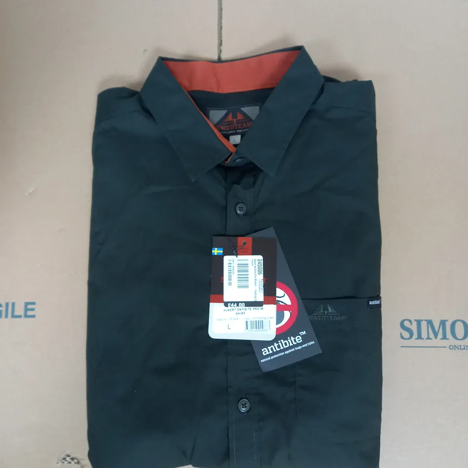 SWEDTEAM ALBERT ANTIBITE PRO M SHIRT IN HUNTING GREEN SIZE L