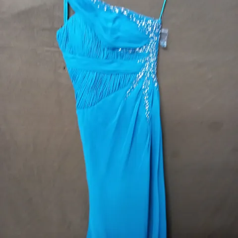 RUBY PROM TURQUOISE EMBELLISHED OCCASIONAL DRESS - SIZE UNSPECIFIED