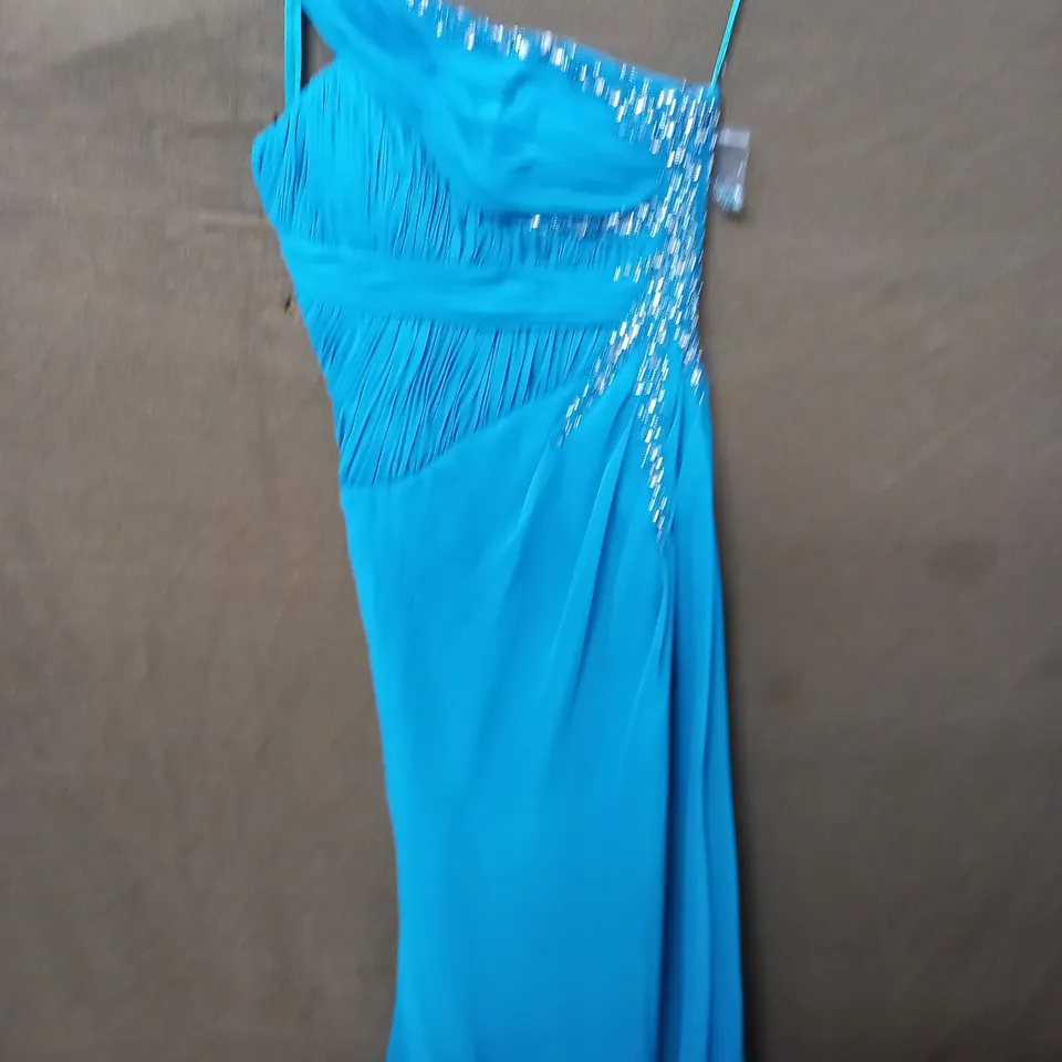 RUBY PROM TURQUOISE EMBELLISHED OCCASIONAL DRESS - SIZE UNSPECIFIED