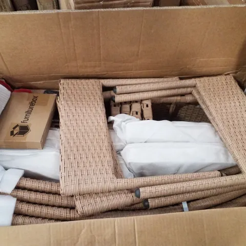 BOXED BALI NATURAL RATTAN SET OF 4 CHAIRS