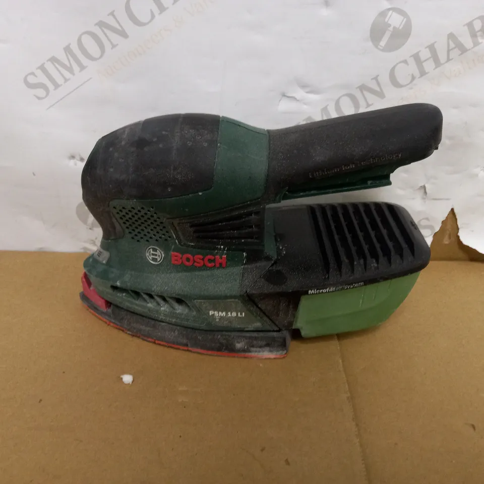 BOSCH PSM18LI CORDLESS MULTISANDER